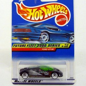 Hot Wheels Ford GT-90 #001 Future Fleet 2000 #1 of 4 Black Die-Cast Car 2000